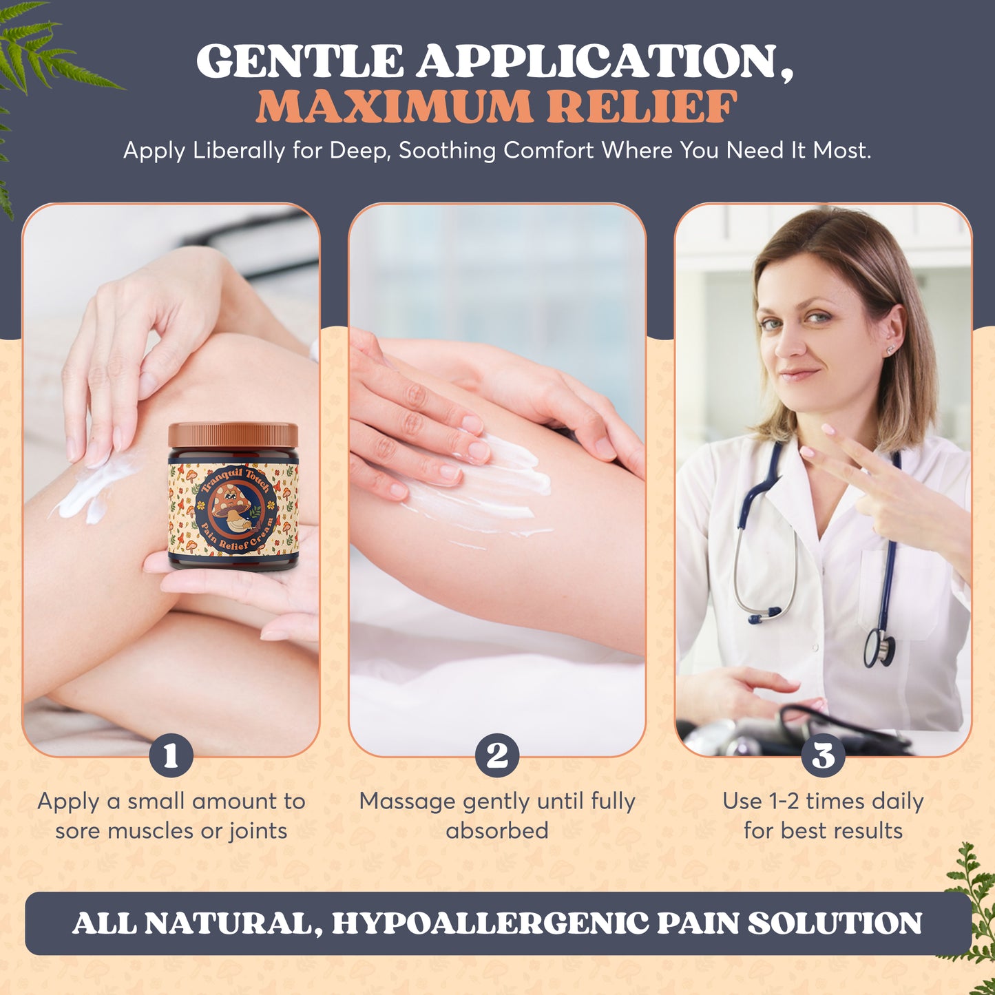 Tranquil touch Pain Relief Cream